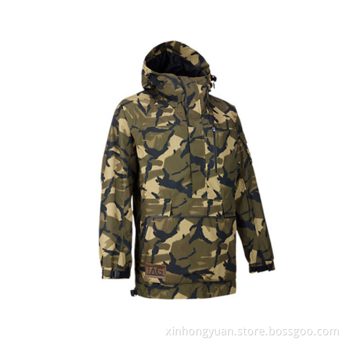 Soft shell camo jacket women model